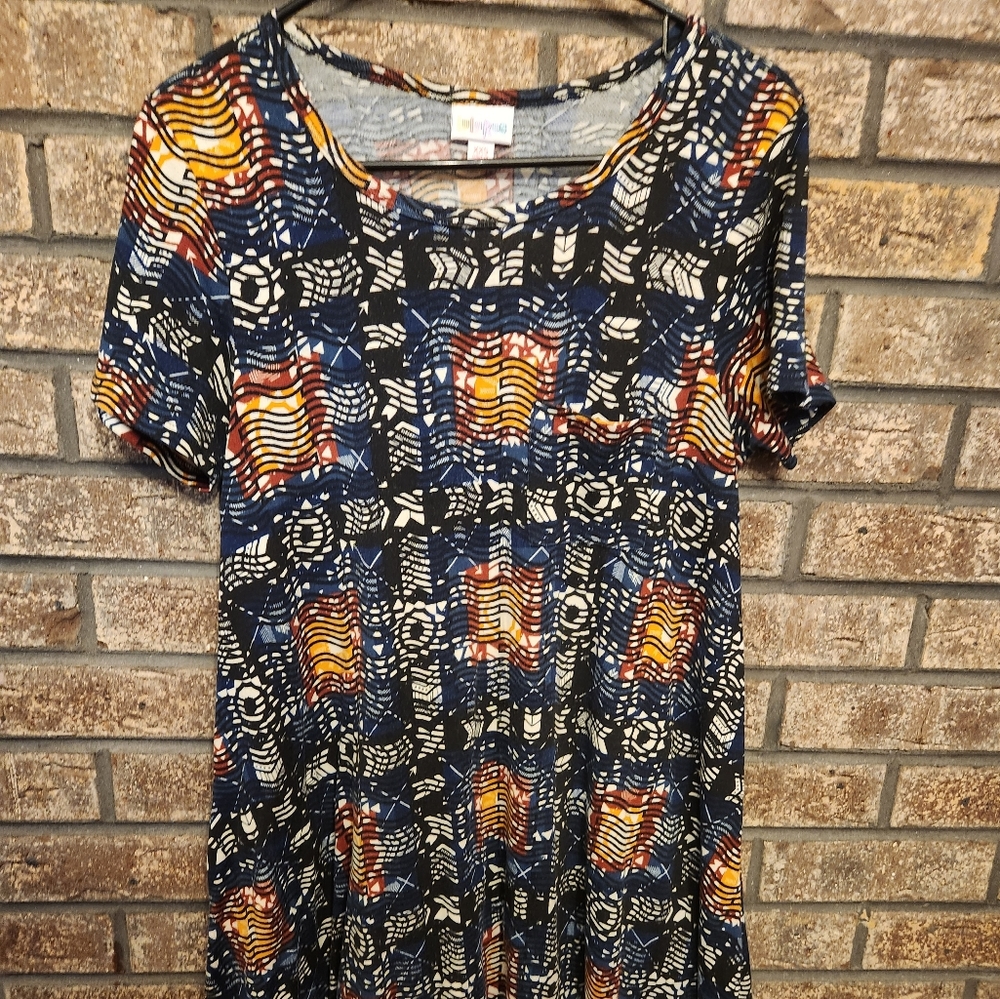 LulaRoe multicolored dress size XXS